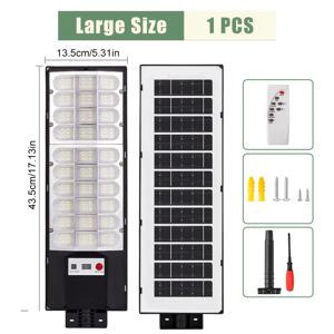 초고휘도 태양광 야외 정원 조명 1개, 5730 초고휘도 LED 야외 광각 조명기구, 사람 감지 및 모션 센서가 있는 고출력 모션 센서 가로등, 안뜰 조명 투광등, 황혼부터 기�까지 자동 센서 스위치, 리모컨 및 설치용 드라이버 포함 - 정원, 출입구, 안뜰, 차고, RV 장식용 조명에 적합