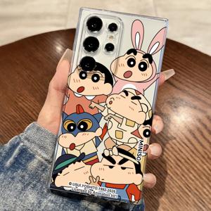 휴대폰 케이스: 프린팅 휴대폰 케이스 - 투명 TPU 휴대폰 케이스 여름 애니메이션 만화 멋지고 귀여운 삼성 갤럭시 S26 울트라/S25 플러스/S24/S23 시리즈용