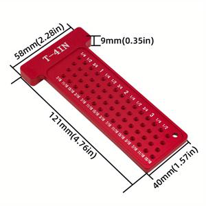 목공용 스크라이버 미터법/인치 T자 사각자 구멍 스크라이빙 포켓 자 알루미늄 라인 드로잉 마킹 게이지 목수용 직각 각도기 수직 가로자 레이아웃 및 측정 도구
