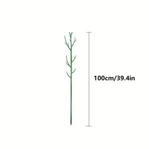 실내 화분용 식물 지지대, 27.5/39.4인치 플랜트 서포트 폴, 드래곤 블러드 트리 꽃 스테이크 및 해머 가든 폴 사용