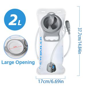 NEWBOLER 1.5/2/3L 퀵 릴리스 밀폐형 하이드레이션 백 - 사이클링, 러닝, 캠핑, 하이킹에 적합 - 어디서든 물을 충분히 마시세요!
