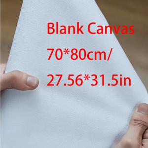 대형 흰색 무늬 캔버스 1개 - 70x80cm 내구성 있는 수제 유화 캔버스, 창의적인 낙서 유화, 예술가 그림 재료, 액자 없는 무늬 캔버스화. 아크릴, 유화, 수채화 미술 용품에 적합. 무한한 창의력을 발휘하세요