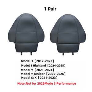 Model 3/Y/S/X용 블랙 시트 킥 매트 1쌍, 간편한 설치, 스크래치 방지