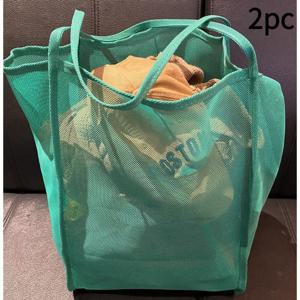 ZWW 여성용 투명 메쉬 토트백 - 대용량 경량 나일론 해변 수영장 여행 가방, 탈부착 크로스백/숄더 스트랩 포함, 지퍼 잠금 및 탈부착 스트랩, 수영, 쇼핑, 통근용, 우아한 단색 캐리올