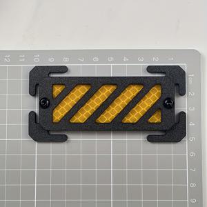 1개 야외 전술 장비 장식, 몰리 시스템 2.5cm/1인치 웨빙 호환, 야외 백팩 액세서리, 전술 조끼 장식, ABS 소재