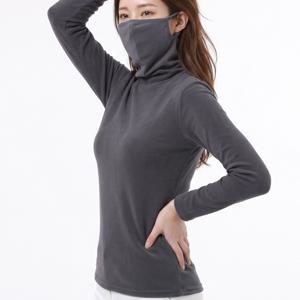 여성 겨울 올인원 캐주얼 아웃도어 고밀도 기모 방한 레이어드 이너 티셔츠 윈터쉴드(W6WT17)