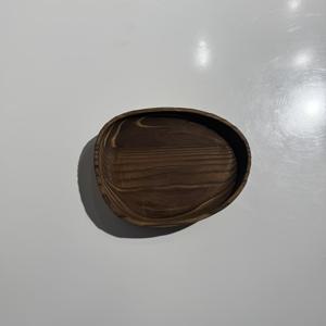 1개 원목 트레이, 다크 브라운 빈티지 톤, 아로마테라피, 열쇠, 반지, 목걸이 등 정리용, 다양한 장면 사용, 미끄럼 방지 및 내구성 (비식품 접촉)