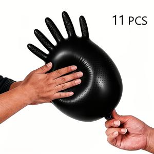 패턴 장갑, 8밀 강화형 일회용 패턴 나이트릴 장갑, S/L/M/XL 사이즈 선택 가능, 무파우더 및 무오일, 세차, 야외용, 주방, 가정 청소용으로 적합