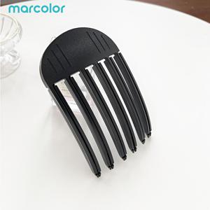 Marcolor 멀티 치아 헤어 빗 클립, 꼬임 방지, 게으른 올림머리 헤어 포크 클립, 육각형 삽입 헤어 포크, 미끄럼 방지 플라스틱 번 스타일링 도구, 여성 데일리 헤어스타일링을 위한 간편하고 빠른 헤어 스타일링 추가