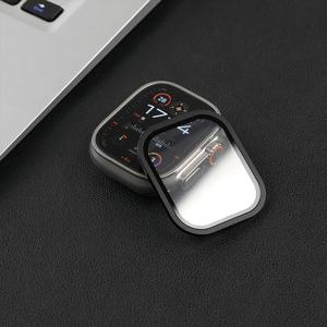 티타늄 합금 프레임 및 고화질 스크린 보호 필름. 1개입, Apple Watch Ultra, Ultra 2, Ultra 3에 적합. 49mm 사이즈 호환. 고화질 선명도, 스크래치 방지, 시계 화면을 효과적으로 보호. 세련된 시계 액세서리