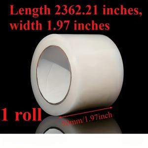 1롤, 5cm × 60m, 길이 2362.21인치, 너비 1.97인치, 고점도 고थ声明 내후성 자체 접착식 창문 틈새 밀봉 테이프, 심리스 웨더스트립, 방음 테이프. 방풍, 방진, 방수, 소음 감소 및 틈새 밀봉용, 특히 창문용
