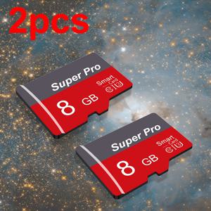 2개 메모리 카드 8GB 4GB 2GB, 플래시 TF 카드, 1GB 512MB 256MB 128MB 64MB 메모리 TF 카드 (태블릿/카메라/휴대폰/노트북/PC/차량 오디오/게임 콘솔/오디오용) - 파일을 안전하게 보관하세요!