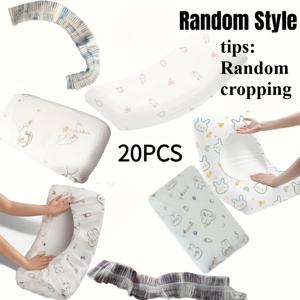 20개입, 31.49In .62In 일회용 베개 커버 - 부드럽고 통기성이 좋으며 위생적인 보호 효과, 여행, 호텔, 기차 침대칸, 미용실에 적합; 귀여운 토끼와 하트 디자인; 반투명 소재로 제작; Bea