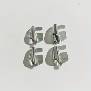 4개 재봉 롤 헴머 풋, 재봉틀용 롤 헴 해머 풋, 롤 헴 액세서리 롤 심 프레스서 풋, 재봉 추가품 및 도구