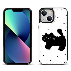 휴대폰 케이스 - 아이폰 7/8G 플러스 X/XR/XS Max 11 Pro 12 Mini 13 14 15 16E 17 Air 아이폰 17 Pro Max 휴대폰 케이스 16 Plus 블랙 강아지 15 신상 14 패션 13 Mini/12/11/7/8/Se2/Se3/아이폰 XS Max/아이폰 X/Xs/아이폰 XR 휴대폰 케이스 인조 가죽 커버