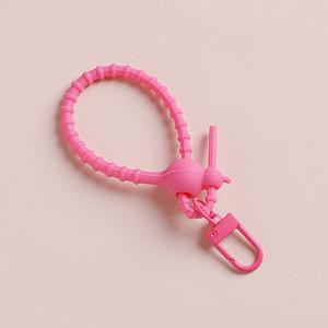 다기능 8자형 스트랩 (7.87인치/20cm) - 가방 걸이 스트랩, 케이블 정리 타이, 분실 방지 키체인, 튼튼하고 내구성 있는