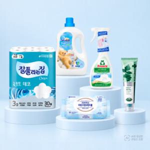 생필품 9월 더쎈세일  특가 세제/제지/청소/수납 外