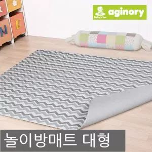 PVC 놀이방매트 웨이브 대형 유아 거실바닥 양면 매트