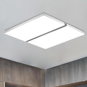 렉스 엣지솔 거실등 4등 LED 100W 주백색 아이보리빛 4000K