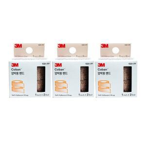 3M 코반 coban 1581PP 1인치 낱개 2.5cmX4.5m(2롤) [3세트]