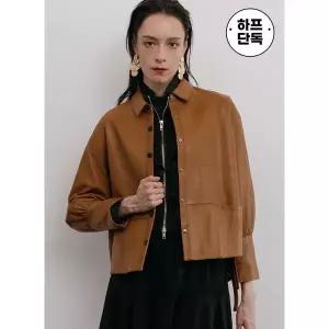 [막스까르띠지오]리얼 양가죽 와이드 커프스 카멜 자켓_P370636422