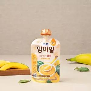 [매일유업]맘마밀 이유식 퓨레 바나나와 단호박 100g