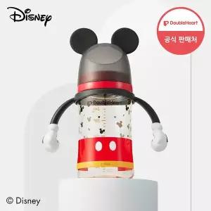 [더블하트] 모유실감 3세대 PPSU 디즈니 미키마우스 젖병 240ml(핸들)_젖꼭지 미포함