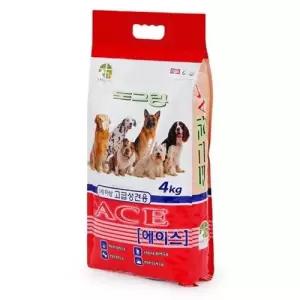 도그랑 에이스 1세이상 고급 성견용 4kg 사료 리필 W249C76