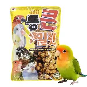 [애니몰파크]앵무새 통큰 밀렛 스프레이 100g 간식 먹이 사료