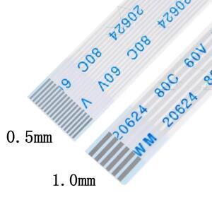 FPC/FFC 리본 플렉시블 플랫 케이블 0.5mm 피치 4 5 6 8 10 12 14 16 18 20 22 24 26 30 32 34 36 38 40 45