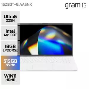 LG 그램15 15Z90T-GA5NK Ultra5 225H Arc 대학생 사무용 노트북 WIN11 16GB 512GB YO