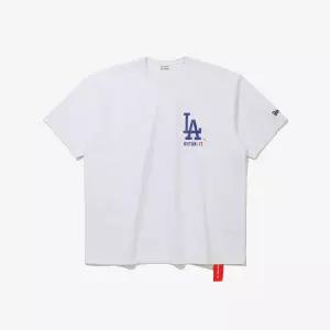 [롯데백화점]뉴에라 MLB LA 다저스 플레이어 시그니처 티셔츠 화이트 15147525