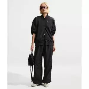 [나이키] NIKE 스포츠웨어 루즈 핏 하이웨이스트 패러슈트 바지 W - 블랙 초크 화이트 IF0335-010
