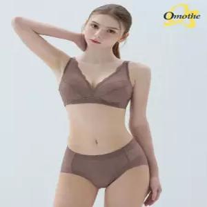 [오모떼]오모떼 올데이 에센셜 모노레이스 브라 팬티 2종세트/애쉬브라운