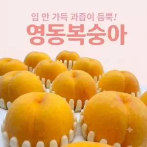 (농할) 국내산 황도 복숭아 4kg (특대)