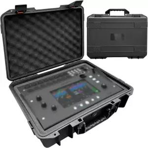Allen Heath CQ-18T 디지털 믹서/CQ-12T용 하드 케이스 쉘 수납 맞춤형 폼이 장착된 컴포트 핸들 포함