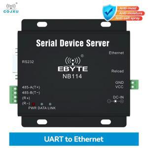 산업용 인터페이스UART-이더넷 직렬 서버 RS485 MQTT HTTP TCP RTU UDP PLC Cojxu NB114 장거리 Modbus 게