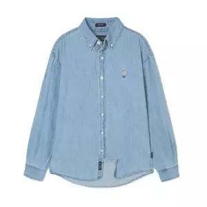 백화점 후아유 유니 청남방 Steve Denim Shirts WHYJG2332U