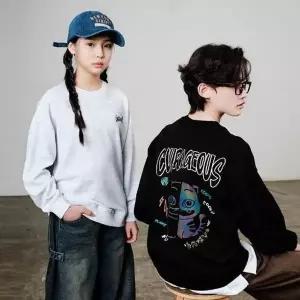 AWK 동백01 주니어 홀로그램 캐릭터 맨투맨 티셔츠 261B1203A (52730303)