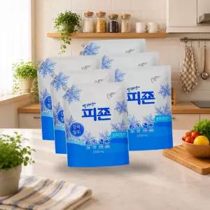 피죤 섬유유연제 리필 2300ml 6개 블루비앙카