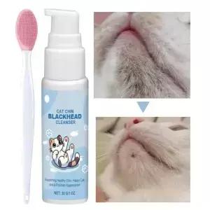 30g 블랙헤드 클렌징 로션 고양이 턱 클리너 애완동물 여드름 관리 브러쉬 강아지 그루밍 용품 치아 얼룩