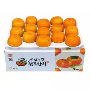 (후숙필수) 씨 없는 감, 청도 반시 5kg 중소과(46-50과 내외)