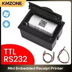 58mm 임베디드 열 영수증 프린터 미니 인쇄 모듈 USB RS232/TTL 직렬 포트 지원 ESC/POS 명령 5-9v로