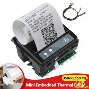 USB/RS232/TTL 인터페이스 포트 미니 내장형 열전사 프린터 패널 58mm 영수증 티켓 청구서 인쇄 DC 5-9V 기