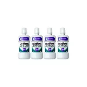 리스테린 헬씨 브라이트 가글 입냄새제거 구강청결제 750ml, 4개
