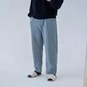 와이드 밴딩 청바지 고무줄 남성 와이드핏