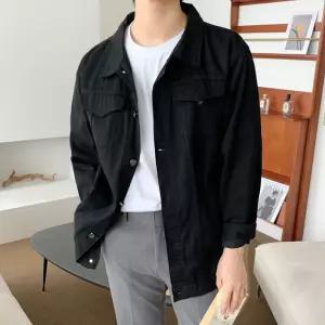 데님 청자켓 남자 봄아우터 남성 트러커 재킷 간절기 오버핏