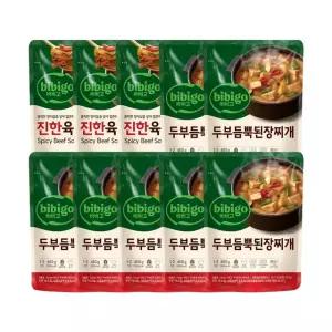 (e)CJ 비비고 된장찌개 460g x7개 + 진한육개장 500g x3개