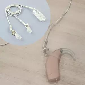 보청기 스트랩 분실방지 목걸이 옷깃 고정 끈 클립 줄 더블이어