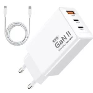 GaN 3포트 고속충전기 가정용기 PD3.0 65W